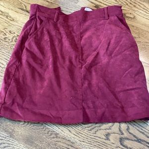 Hollister Maroon Skirt